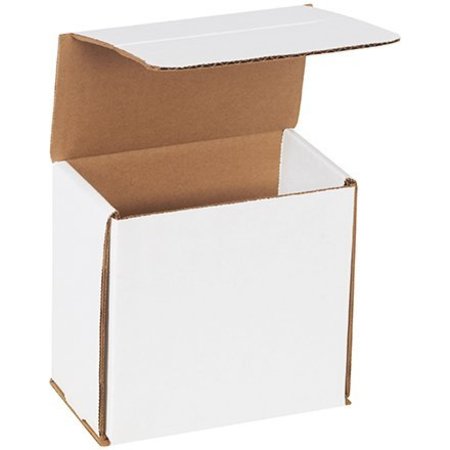 BOX PACKAGING Corrugated Mailers, 5"L x 3"W x 5"H, White M535